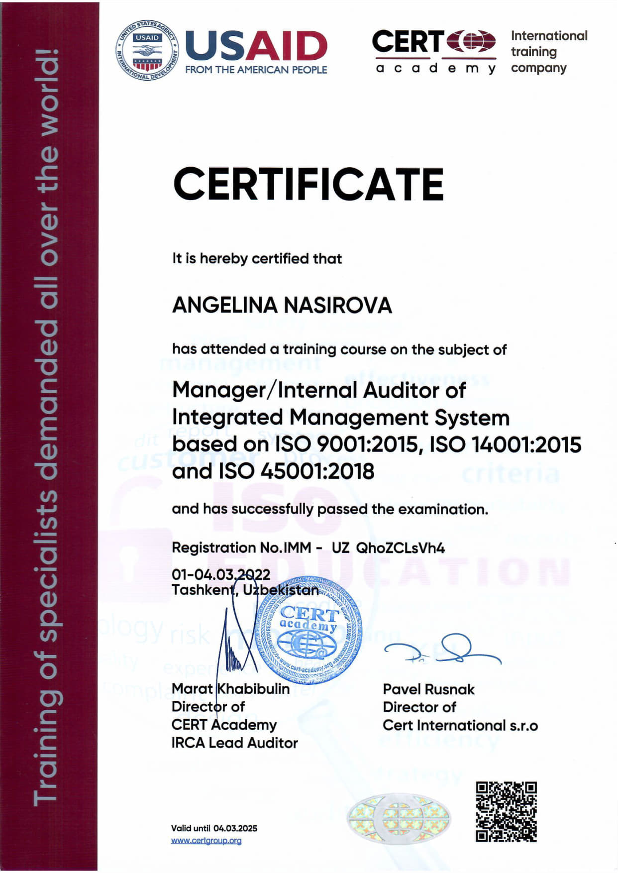ISO 9001, 14001, 45001 – Насырова Ангелина-CERT_1