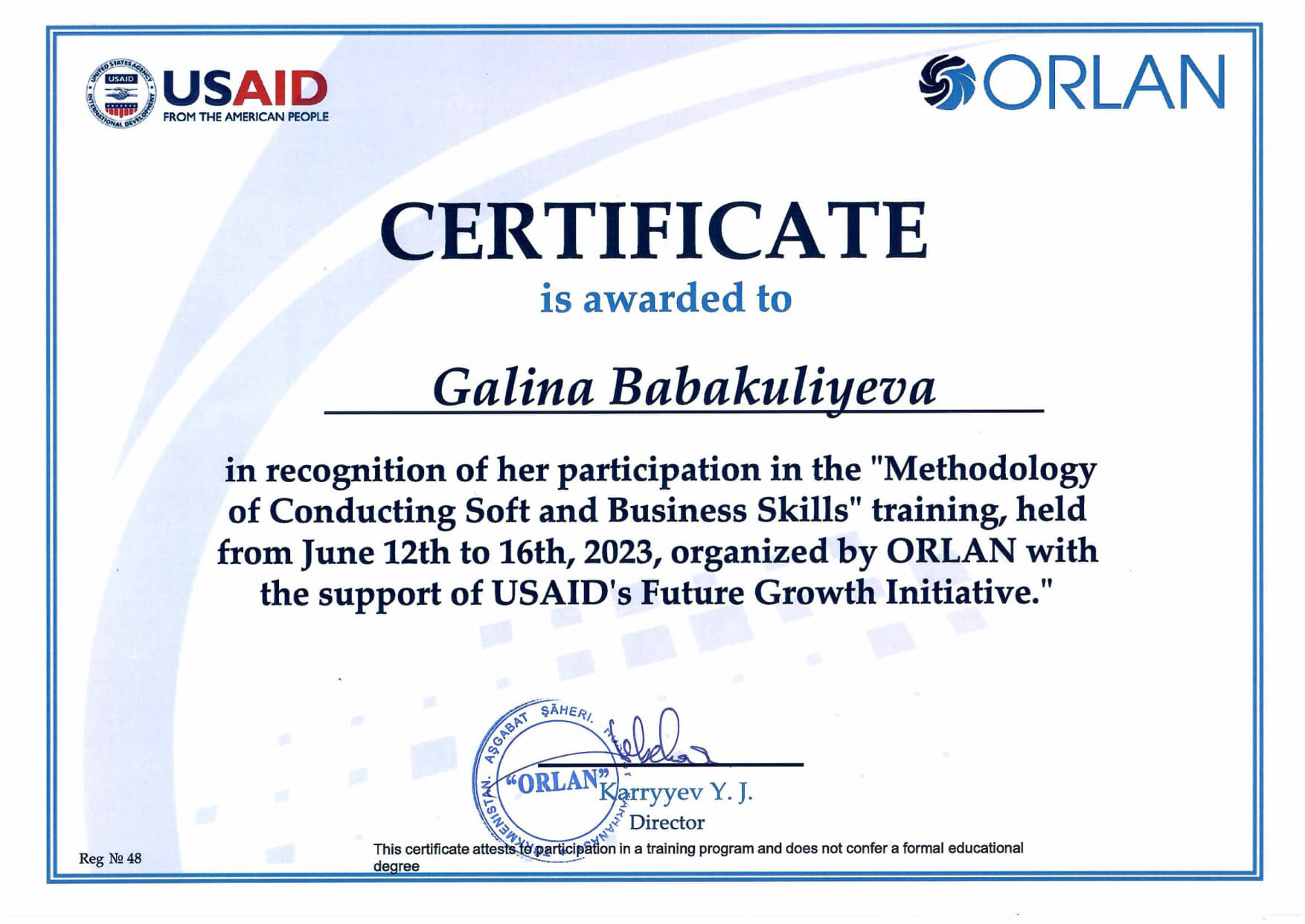 Soft and Business Skills – Бабакулиева Галина